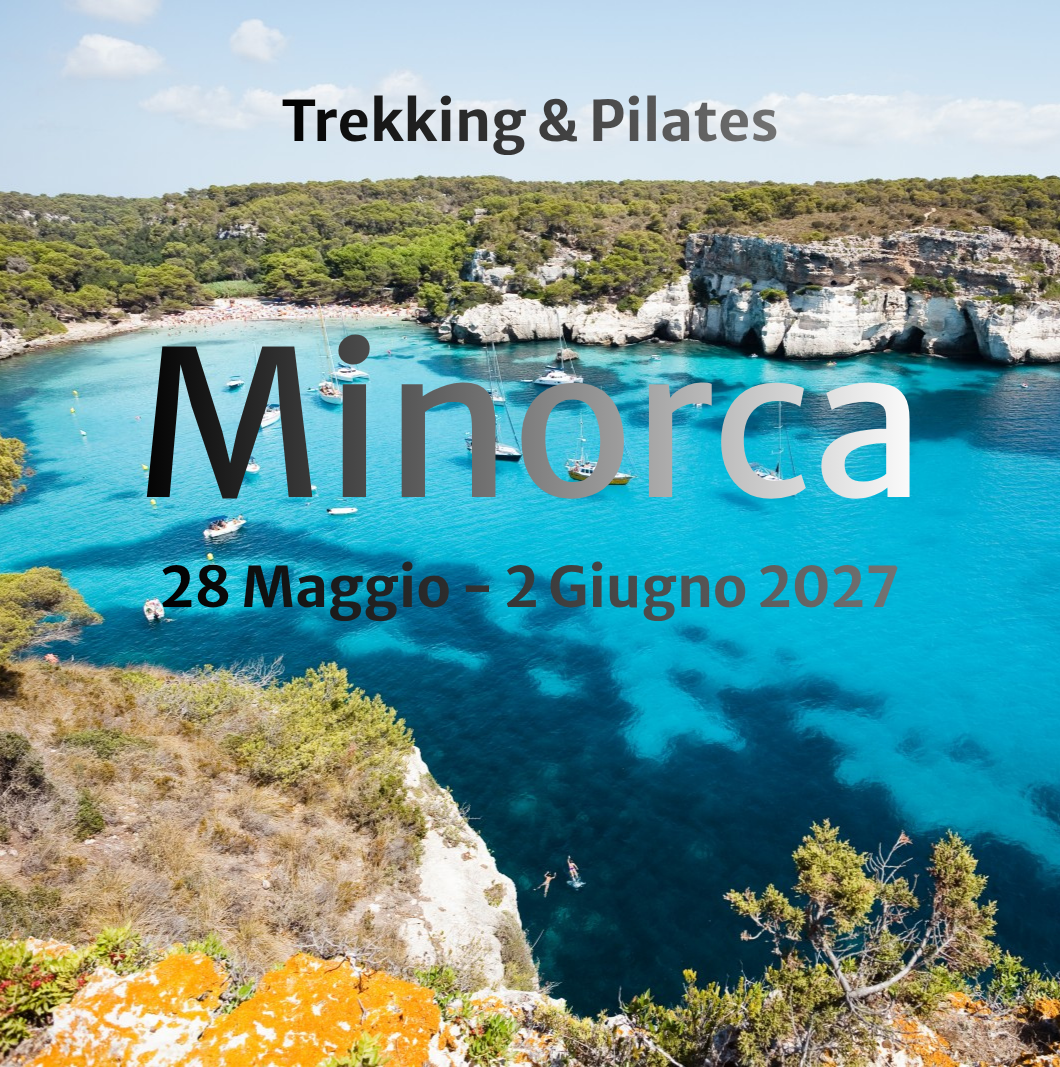 pilates e trekking a Minorca in Spagna, isola delle Baleari dal 28 maggio al 2 giugno 2027
